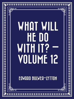 cover image of What Will He Do with It? — Volume 12